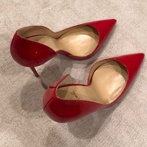 Christian louboutin Red iriza d’orsay pump